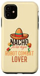 Coque pour iPhone 11 Nacho Average Robot Combat Amoureux
