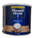 1 x Maxwell House Coffee - Instant Cappuccino 1KG Metal Tin [Free UK Postage]