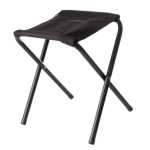 Camp Chair Black, campingstol