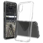JT Berlin Pankow-Clear Protective Case for Samsung Galaxy XCover 7 Transparent (Shock-Absorbing TPU Frame, Scratch-Resistant Acrylic Glass Back, Anti-Fingerprint)