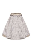 Matwai Fleece Lined Printed Spring Jacket. Grs Outerwear Jackets & Coats Anoraks White Mini A Ture