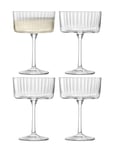 Champagne/Cocktail Glass Gio Line 4-Pack Home Tableware Glass Champagne Glass Nude LSA International