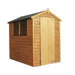 Mercia Wooden 6 x 4ft Overlap Garden Shed