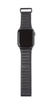 Decoded Traction lærrem til Apple Watch 44/42 mm - Svart