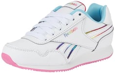 Reebok Royal Classic Jogger 3.0 Sneaker, White/Vector Red/Digital Blue, 4.5 UK