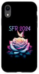 Coque pour iPhone XR Rose vif et papillon SFR 2024