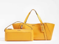 Guess Guess, Naya, Synthetic Leather, Handbag, Tote, Yellow, (VG) HWVG78 81230, 34/42 x 29 x 11 cm For Women