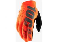 100% Hansker 100% BRISKER Youth Glove fluo oransje sort str. L (håndlengde 159-171 mm) (DWZ)