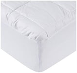 Penelope Bedroom UK Lavable à 60 degrés, antialergénique, Anti-acariens, 100% Coton Biologique, garnissage 100% Coton Biologique, protège-Matelas, Blanc, 60X120