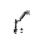 Gembird MA-DA1P-01 monteringssats - justerbar arm - för LCD-display - upp till 9 kg - svart av fin textur