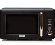 20L Microwave Freestanding Defrost Reheat & Cooking 800W Black/Copper
