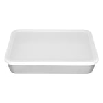 Stainless Steel Baking Pan with Deep Edge for Clean Oven FIG UK