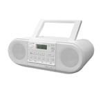 Panasonic RX-D550 Portable Stereo CD System - White - 12 Month Warranty.