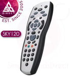 SKY120 Sky HD Remote Control for Sky HD Boxes│With 2 x AA Batteries│Silver