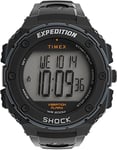 Timex Expedition Shock XL 50mm Montre avec Bracelet en Résine pour Homme TW4B24000