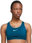 NIKE Sports Bra Valerian Blue/Blackened Bl S