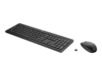 Hp 235 - Sats Med Tangentbord Och Mus - Trådlös - Tjeckisk/Slovakisk - För Pro Mobile Thin Client Mt440 G3  Zbook Firefly 14 G9, 16 G9  Zbook Fury 16 G9