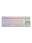 PureWriter TKL RGB - keyboard - QWERTZ - German - white - Tastatur - Tysk - Hvid