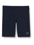 Speedo Boy's ECO Endurance+ Jammer, Comfortable Fit, Adjustable Design, Extra Flexibility, Quick Drying, True Navy, 9-10 Years