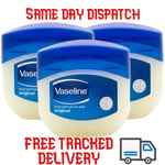 Vaseline Original Pure Petroleum Jelly 3 Pack, Body Care Protectant Skin Cream