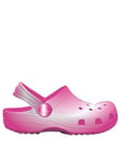Crocs Classic Neon Highlighter Cg T Sandal, Pink, Size 4 Younger