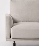 Galene, 2-personers sofa, Højre chaiselong, nordisk, polstret by Kave Home (H: 94 cm. B: 194 cm. L: 166 cm., Beige)