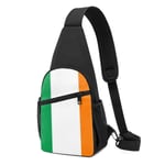 PGTry Flag Of Ireland Sling bag, Lightweight shoulder Backpack chest pack crossbody Bags Travel Hiking Daypacks for Men Women