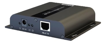 HDMI extension over Ethernet, HDbitT, 120m, UHD, IR, black