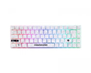 Higround SNOWSTONE Base 65 Hotswap Gaming Tangentbord - ISO Nordic [White Flame
