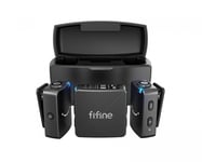Fifine M9 Dual Wireless Microphone System - Trådløs Mikrofon