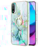 Marmormotiv Motorola Moto E30 / Motorola Moto E40 / Motorola Moto E20 skal - Grön Marmor Dimma Grön