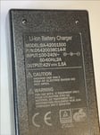 Replacement 42V 1.5A Charger for Zinc ZC06805 Eco Electric Scooter UK Plug