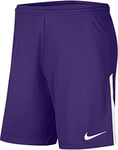 Nike League Knit II Shorts, Court Violet/Blanc/Blanc, XS Mixte Enfant