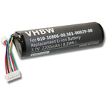 vhbw Batterie compatible avec Garmin Astro DC20, DC30, DC40, 220, 320 collier de dressage de chien (2200mAh, 3,7V, Li-ion)