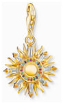 Thomas Sabo 1935-488-7 Sun Charm Pendant | Gold Plated Jewellery
