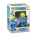 FUNKO POP! Vinylfigur: Disney: Lilo & Stitch - Stitch (w/ Frog)