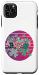 Coque pour iPhone 11 Pro Max Flamant Irlandais Vert Saint Patrick Day Lucky St Pattys