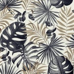Arthouse Jungle Black And Gold Wallpaper