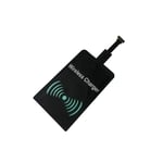 Qi Adapter - Trådlös Mottagare för Laddning till Micro-USB - Svart
