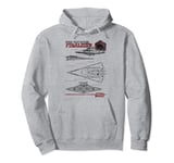 Star Wars Star Destroyer Finalizer Schematics Sweat à Capuche