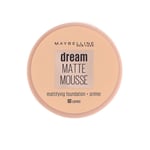 Maybelline Dream Matte Mousse Mattifying Foundation Primer Makeup Cameo 20