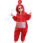 Anime Teletubbies Dräkt Söta Barn Jul Pyjamas Jumpsuit Red 9-10Years
