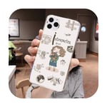 PrettyR Cartoon Cute Profession Teacher Customer Phone Case Capa for iPhone 11 pro XS MAX 8 7 6 6S Plus X 5S SE 2020 XR cover-a3-For iphone XR