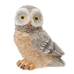Creativ Polyresin Figur - Uggla 3,5 cm Grå