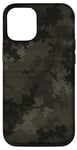 Coque pour iPhone 14 Pro Motif camouflage italien noir de minuit