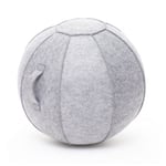 EASY balansboll med överdrag i Ull, ljusgrå