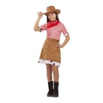 Kostume til børn Cowboy kvinde M/L