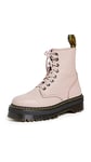 DR. MARTENS Men's 8 Eye Boot, Vintage Taupe Pisa, 8 UK