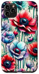 Coque pour iPhone 11 Pro Max Fleur d'anémone rayonnante