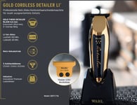 Wahl Gold Cordless Wide Detailer Mesh Battery Contours Clipper 0,4MM